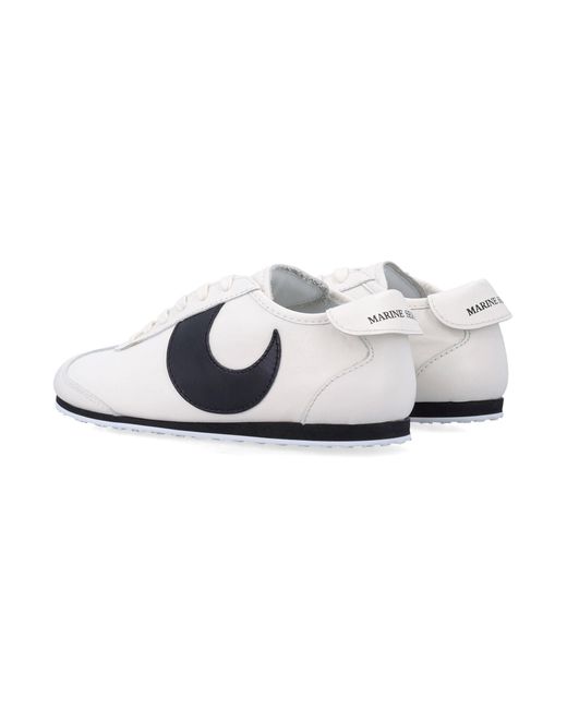 MARINE SERRE White Ms Astra Sneakers