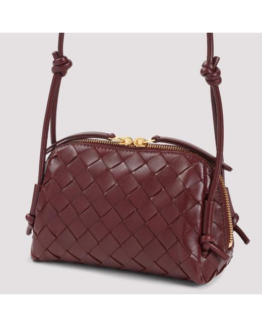 Bottega Veneta Brown Leather Concert Bag