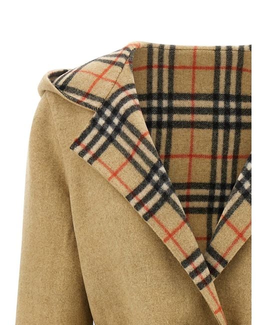 Abrigo reversible de 'Hampshire' Burberry de color Natural