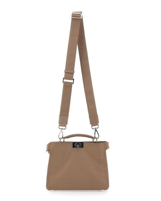 Fendi Brown "Peekaboo Iseeu" Bag Small for men