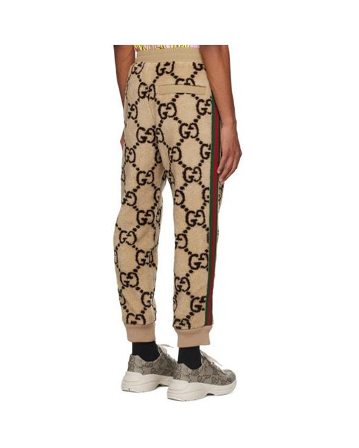 Gucci Metallic Wool Sweatpants for men