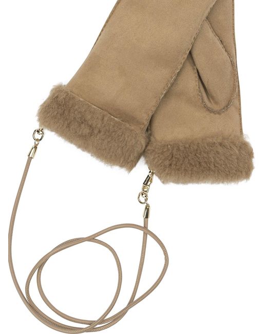 Max Mara White Wool Gloves