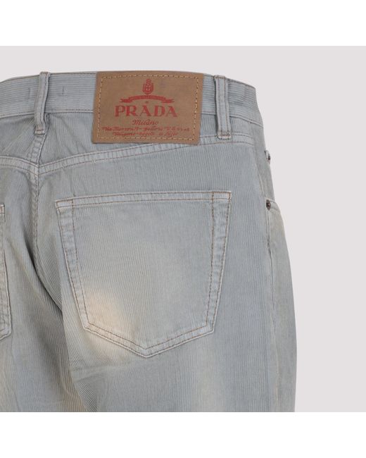 Prada Straight Jeans in het Gray