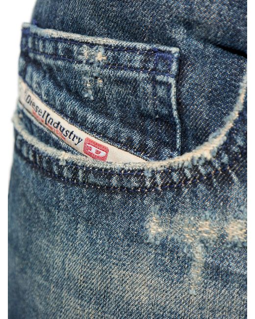 DIESEL Blue "2001 D-Macro" Wide Leg Jeans for men