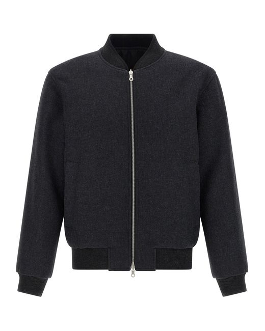 'Volker' chaqueta de bombardero reversible Dries Van Noten de hombre de color Blue