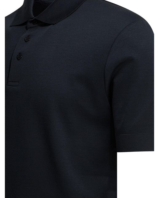 Polo con botones de Herno de hombre de color Black
