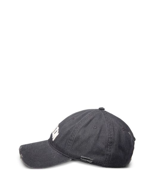 Golden Goose Deluxe Brand Gray Logo Cotton Baseball Cap for men