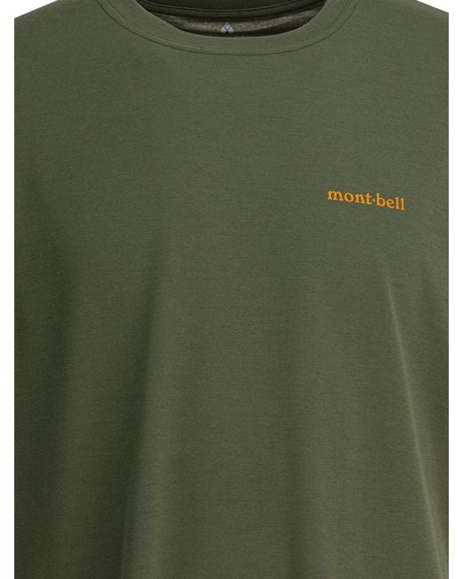 Montbell T-shirts Green for men