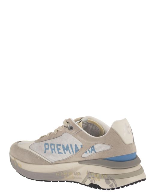 Premiata White Moerun 8079 Sneakers