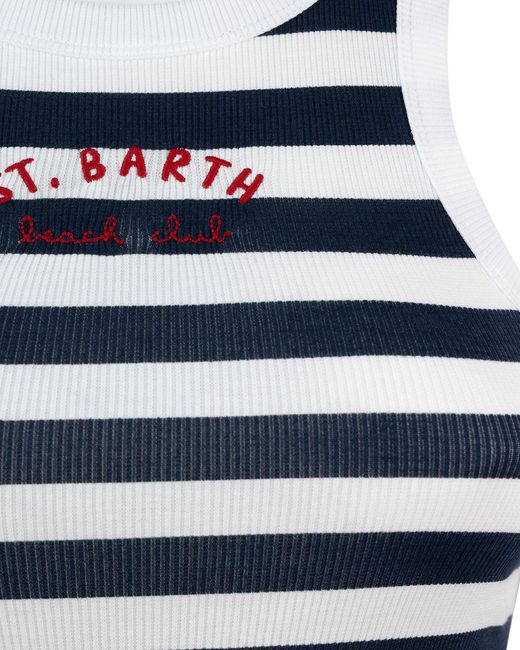 Mc2 Saint Barth Blue Top a kte Riga Blu