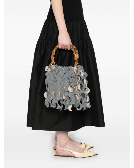 La Milanesa Gray Oceano kleine Handtasche