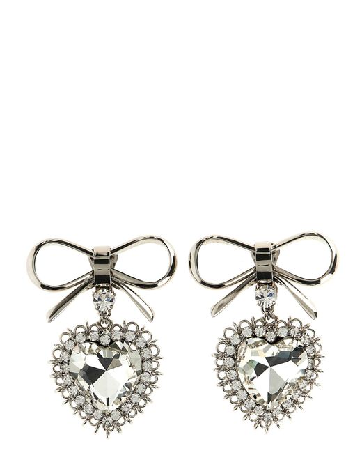 Alessandra Rich Metallic Metal Bug Ohrringe