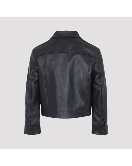 Leather Jacket Marni de color Black