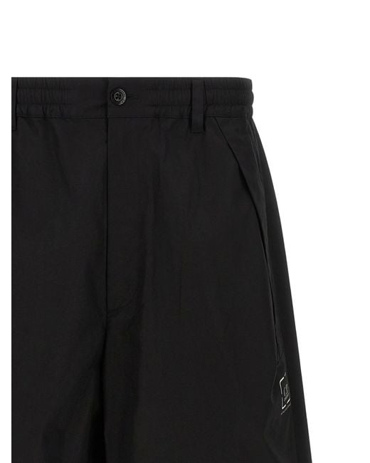 C P Company Black Bermuda for men