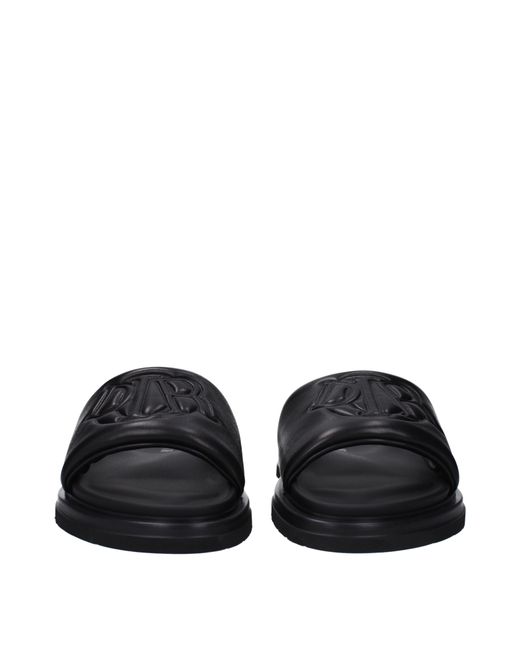 Dior Black Slippers And Clogs For