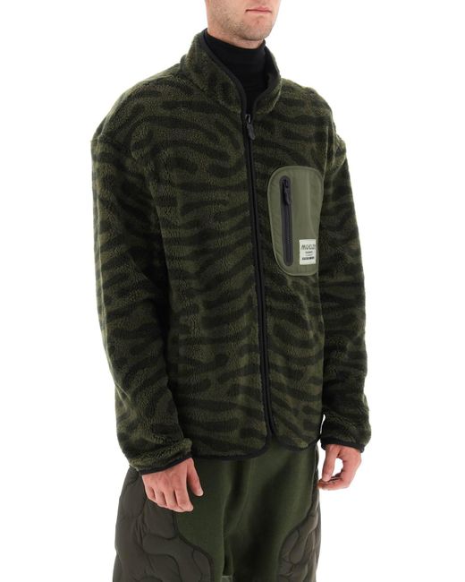 Teddy Pile Sweatshirt avec motif d'empreintes digitales MONCLER X SALEHE BEMBURY pour homme en coloris Black