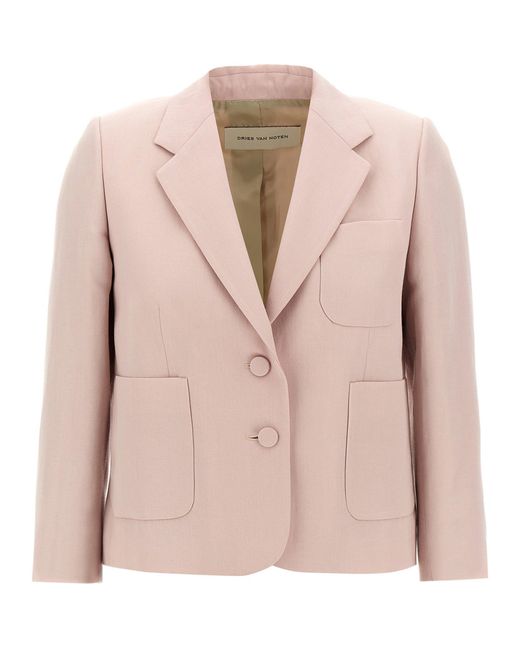 Dries Van Noten Pink 'Bamis' Blazer