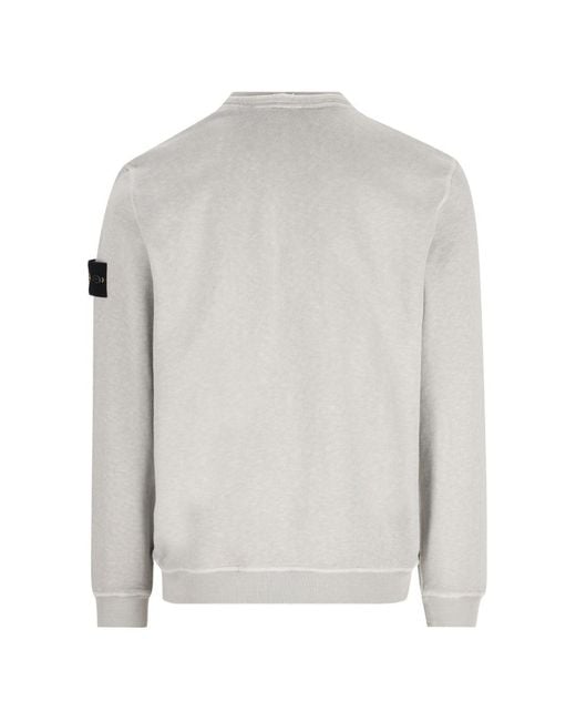 Stone Island White Sweaters for men