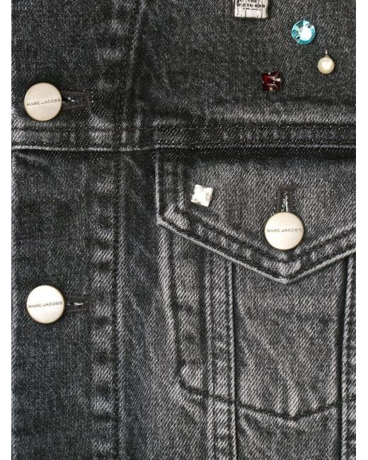 Marc Jacobs Black Denim Trucker Jacket