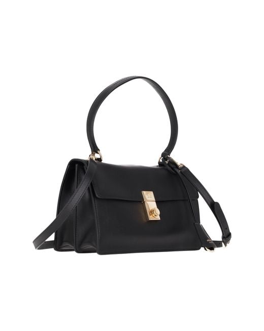 Prada Black Medium Leather Shoulder Bag