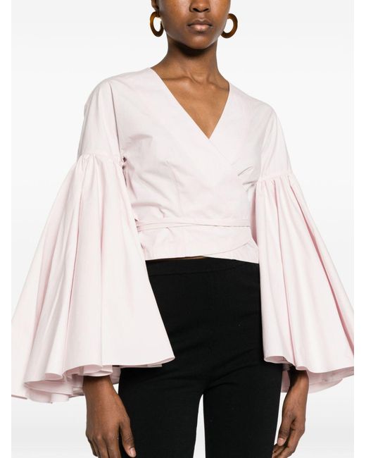 Jacquemus Pink Le Cache Coeur Paysan Top