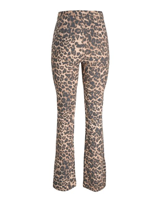 JJXX Gray Animal Print Jeans With Pockets