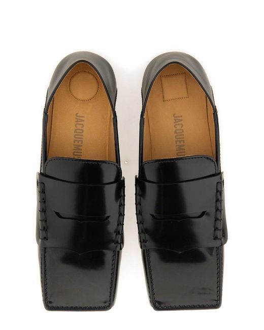 Jacquemus White Carre Moccasin