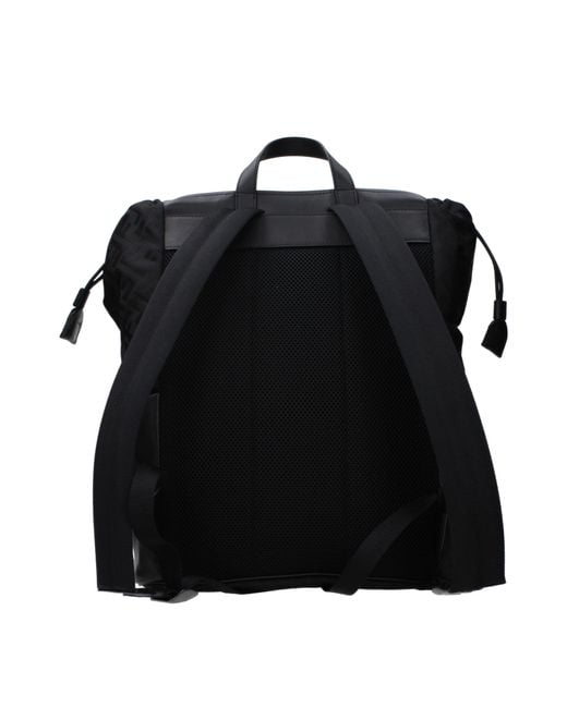 Fendi Black Backpacks And Pouches Fabric