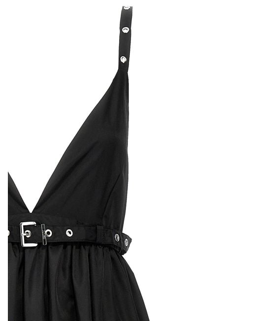 Ganni Black Strappy Dress