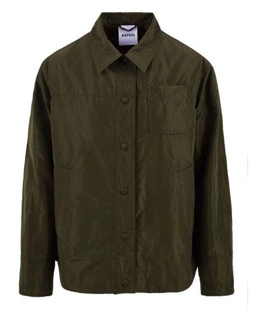 Jackets Militar Aspesi de color Green