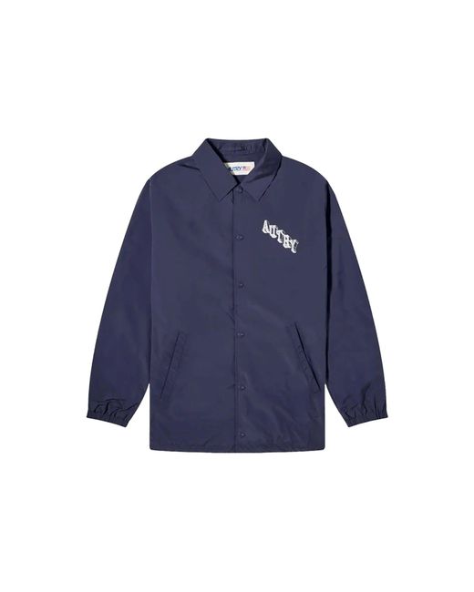 Autry Blauwe Polyester Shell Jas in het Blue voor heren