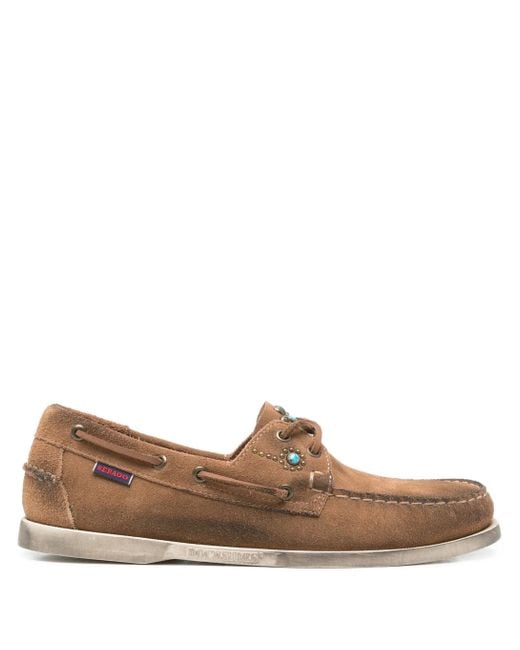 Sebago Brown Portland Flesh Out Htc Studs