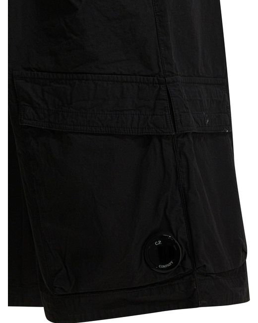 C P Company Micro-reps Shorts Black for men