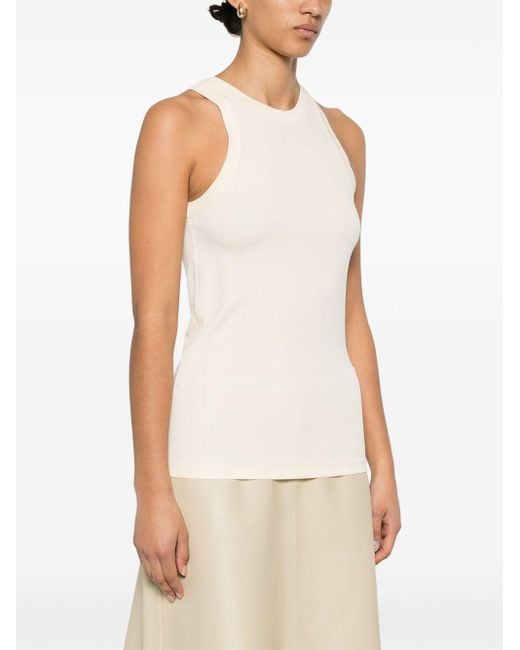 Totême White Sleeveless Top