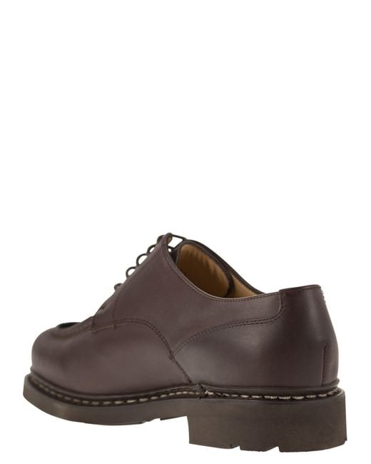 Paraboot Brown Chambord Derby With Tray