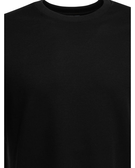 Herno Black "E Polo" Crew Neck T Shirt