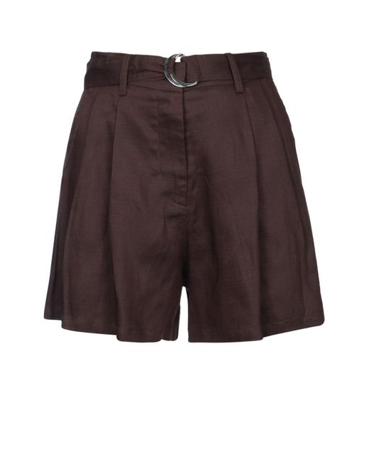 ERMANNO FIRENZE Brown Pantalone Corto