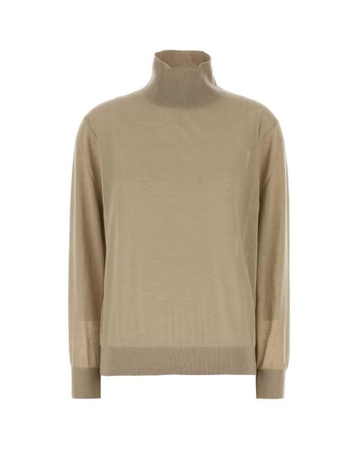 The Row Natural Turtle Neck Sweater