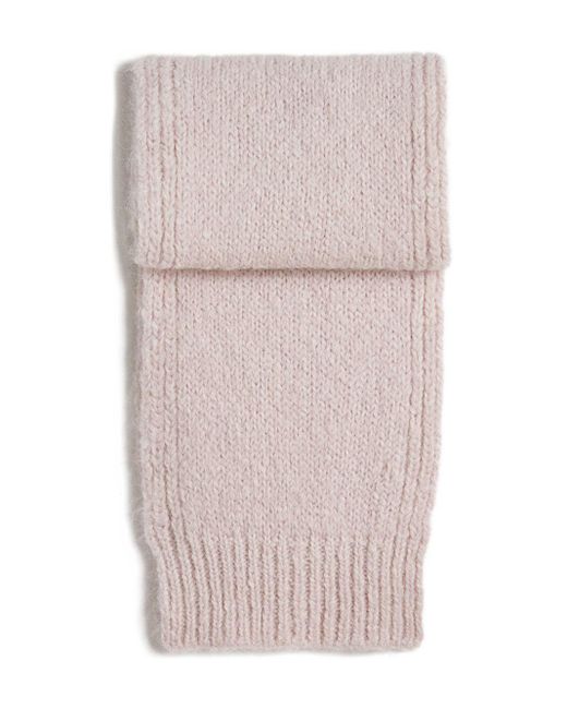 Sciarpa Con Applicazione di Jil Sander in Pink