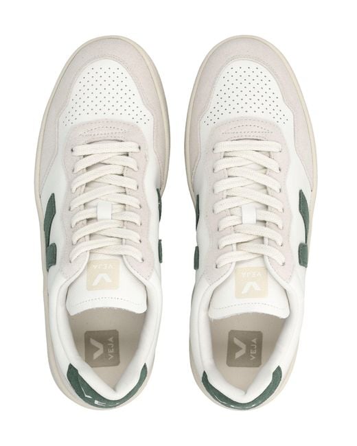 Veja Multicolor V-90 Leather Sneakers And Cyprus