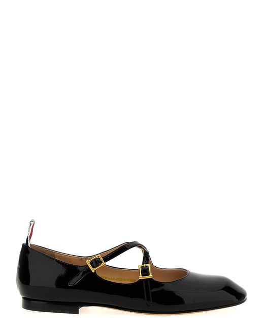 Thom Browne Black Flat Shoes