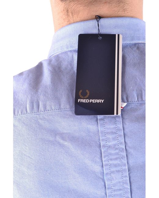 Fred Perry Overhemden Hemels in het Blue voor heren
