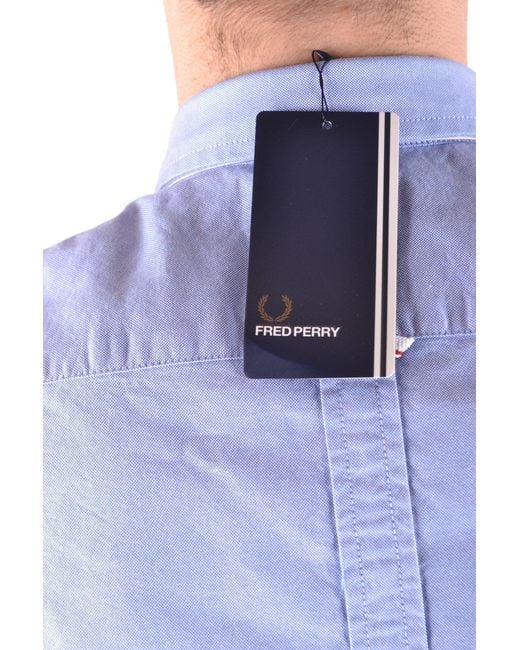 Fred Perry Blue Shirts for men