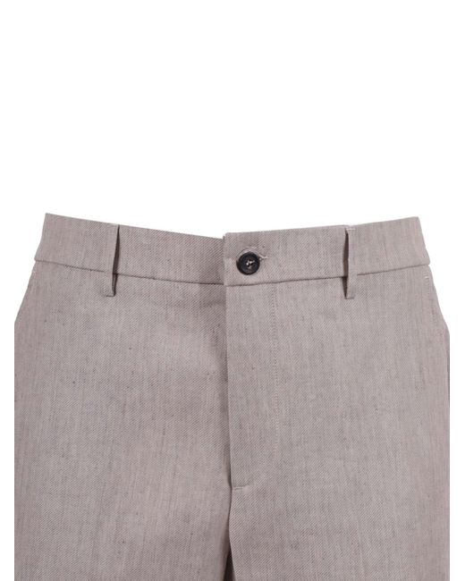 Peserico Gray Trousers
