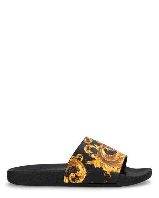 Versace Jeans Couture Multicolor Polyurethane Flats