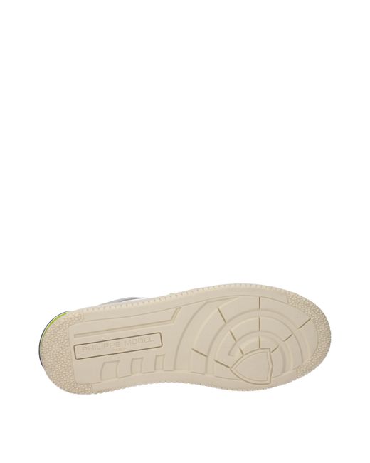 Sneakers Lyon Man Skin White/Blue Philippe Model de hombre
