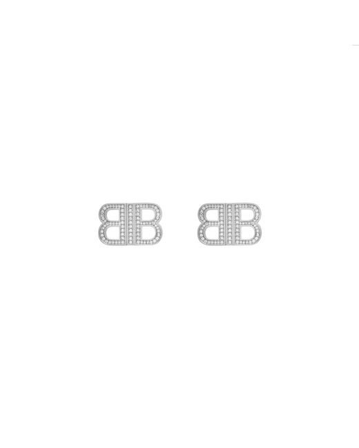 Pendientes Xs Bb 2.0 Balenciaga de color White