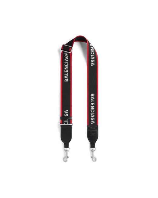 Balenciaga Black Camera Strap for men