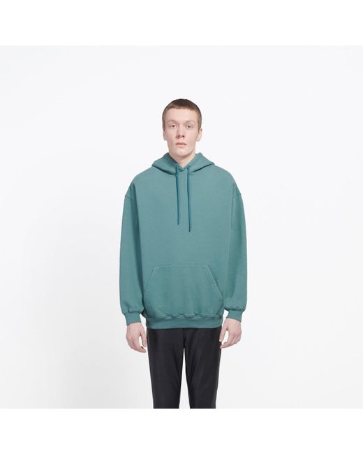 balenciaga teal hoodie