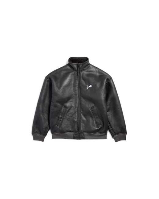 Balenciaga Black I Puma Leather Jacket